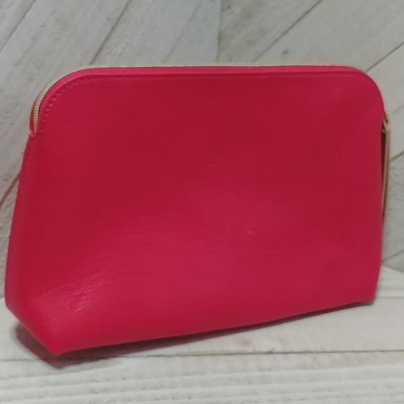 NEW Lancome Paris Bright Pink Makeup Toiletries Bag - Picture 3 of 4